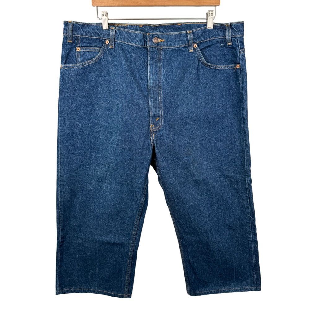 Vintage Levi's 505 Orange Tab Size 42 Cut Off Jean Shorts Jorts Y2K Skater Denim